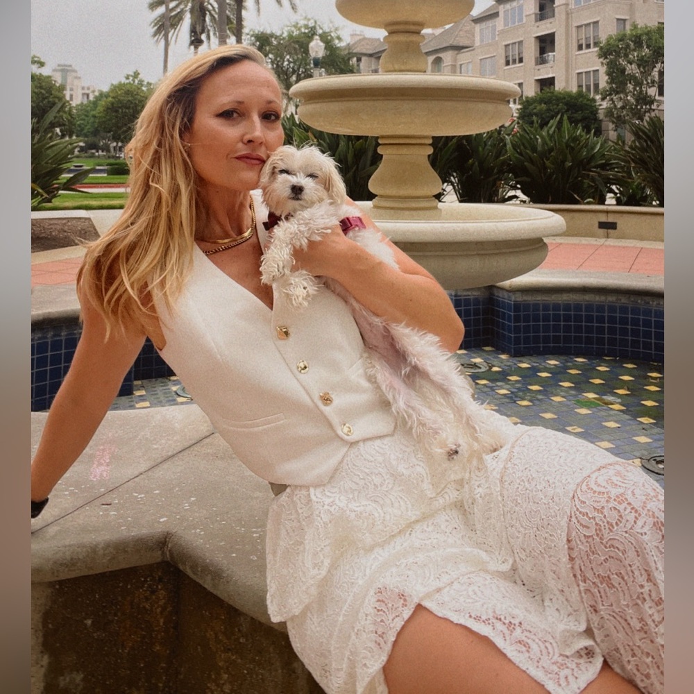 BAILEY44 tiered white lace ruffle tiered maxi skirt - Picture 5 of 16